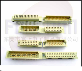 Din41612 connector with 3 rows 16 pins male right angle type